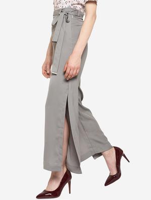 Tie knot belted palazzo - 15501859 - Standard Image - 2