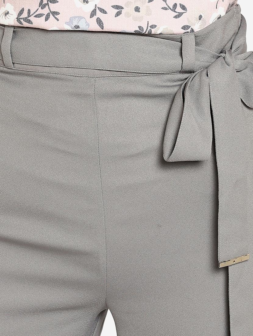 Tie knot belted palazzo - 15501859 - Zoom Image - 5