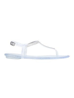 white t-strap sandals - 15502437 - Standard Image - 2