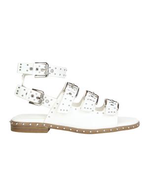 white ankle strap sandals - 15502440 - Standard Image - 2