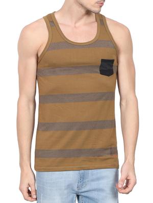 brown cotton vest (set of 2) - 15502867 - Standard Image - 2