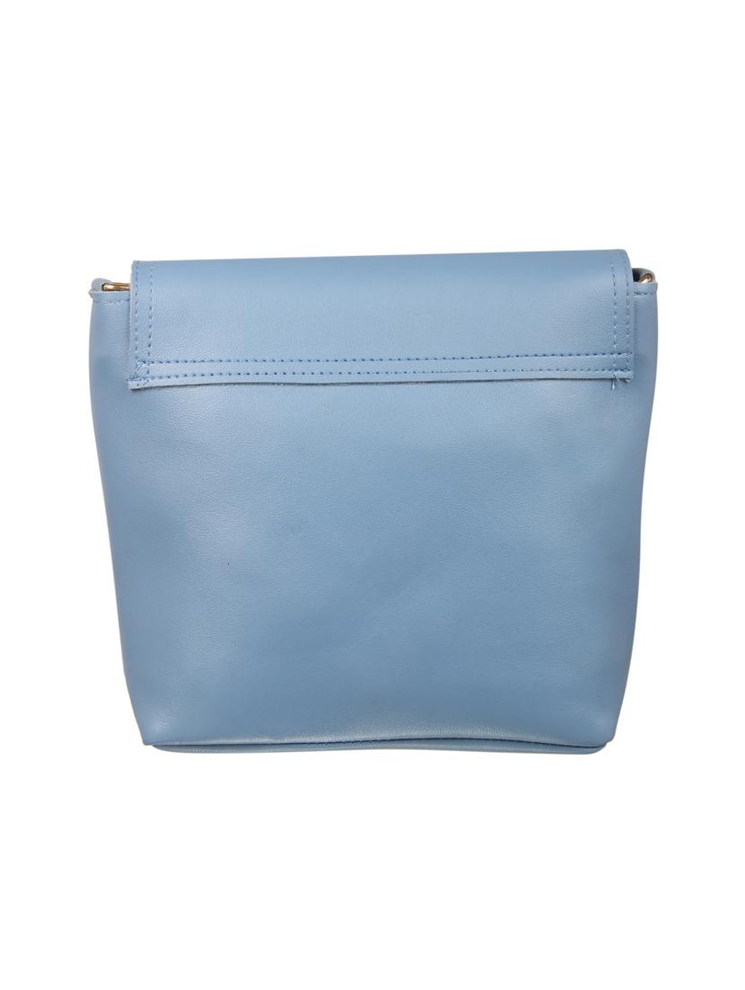 blue leatherette (pu) regular sling bag - 15503438 - Zoom Image - 2