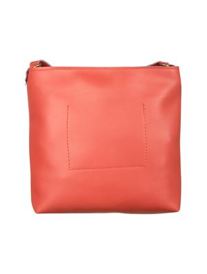 red leatherette (pu) regular sling bag - 15503440 - Standard Image - 2