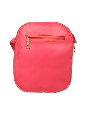 pink leatherette (pu) regular sling bag - 15503442 - Standard Image - 2