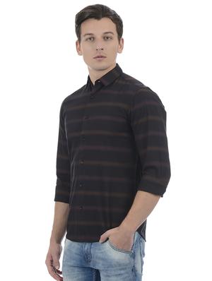 black cotton blend casual shirt - 15503914 - Standard Image - 2