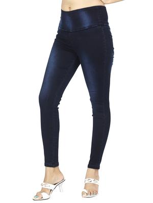 High-rise denim jeggings - 15504685 - Standard Image - 2