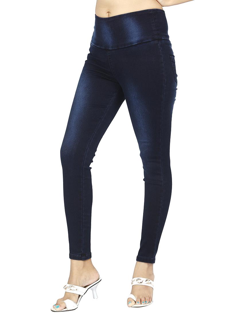 High-rise denim jeggings - 15504685 - Zoom Image - 2