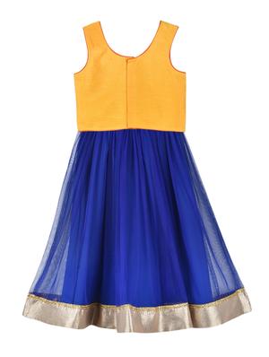 yellow net lehnga choli - 15504786 - Standard Image - 2