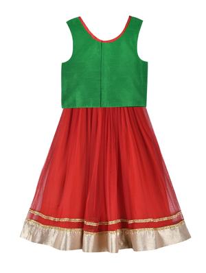 green net lehnga choli - 15504788 - Standard Image - 2