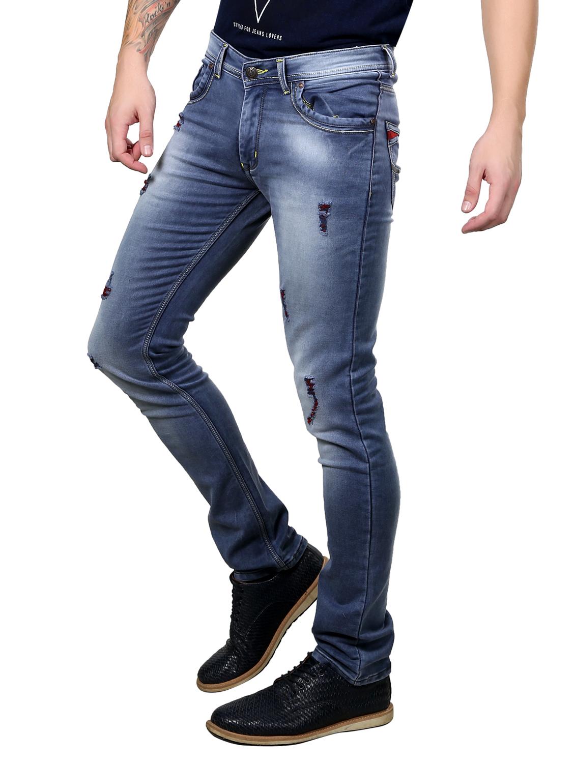 blue denim ripped jeans - 15504852 - Zoom Image - 2