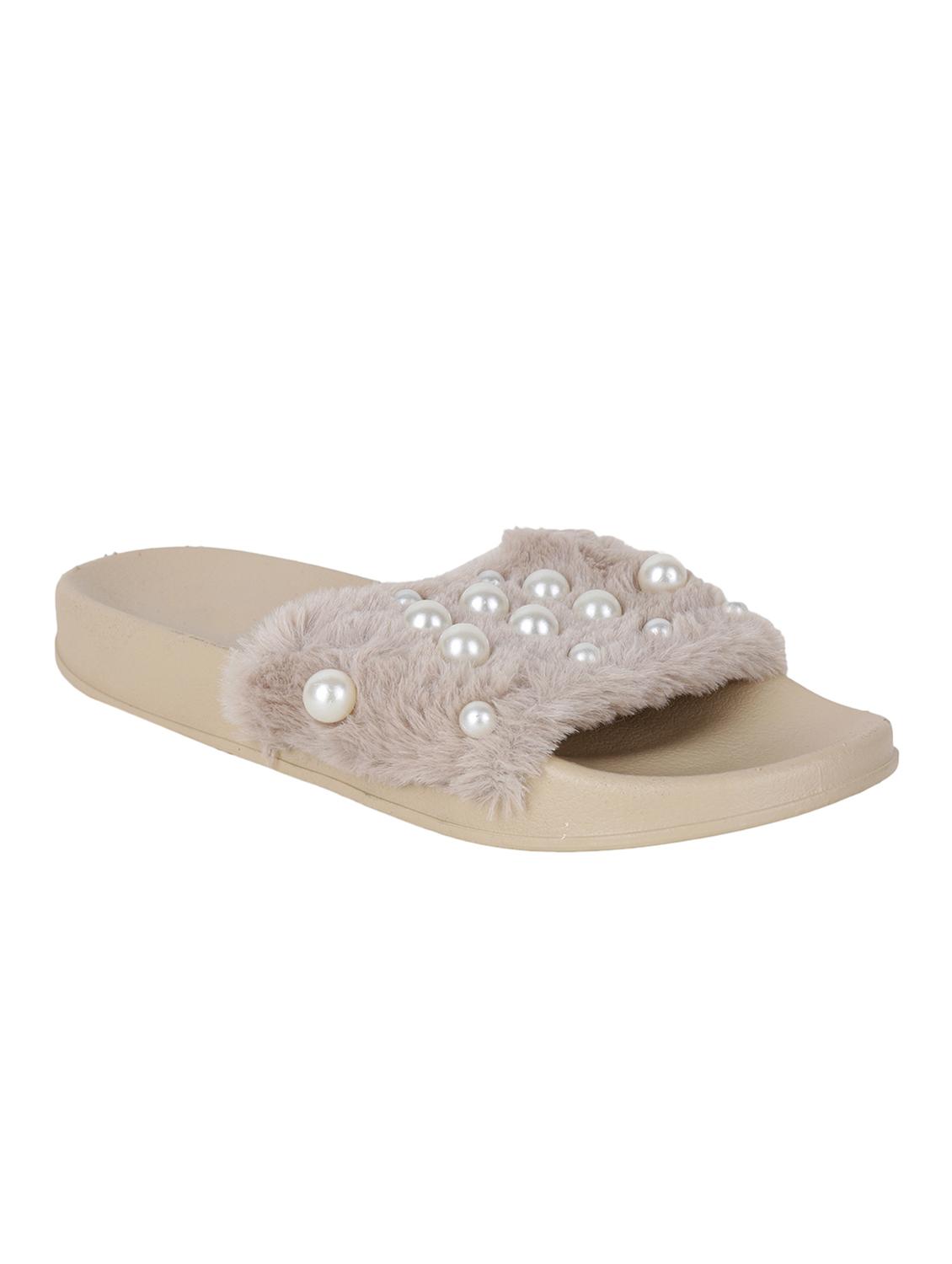 beige slip on slides - 15504884 - Zoom Image - 2