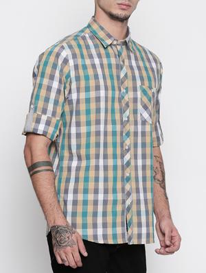 multi cotton casual shirt - 15505395 - Standard Image - 2