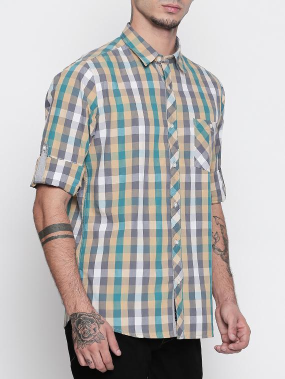 multi cotton casual shirt - 15505395 - Zoom Image - 2