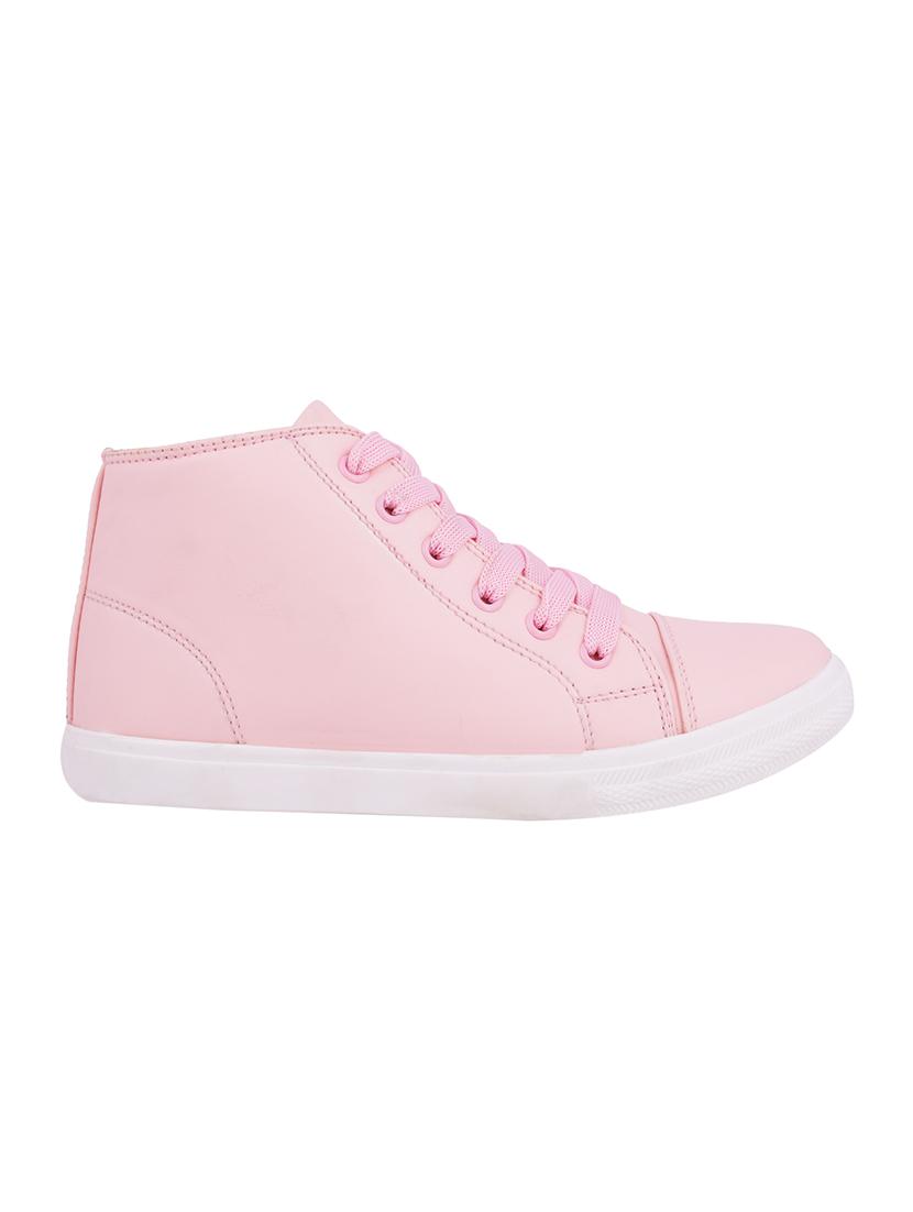 pink lace-up sneakers - 15505696 - Zoom Image - 2