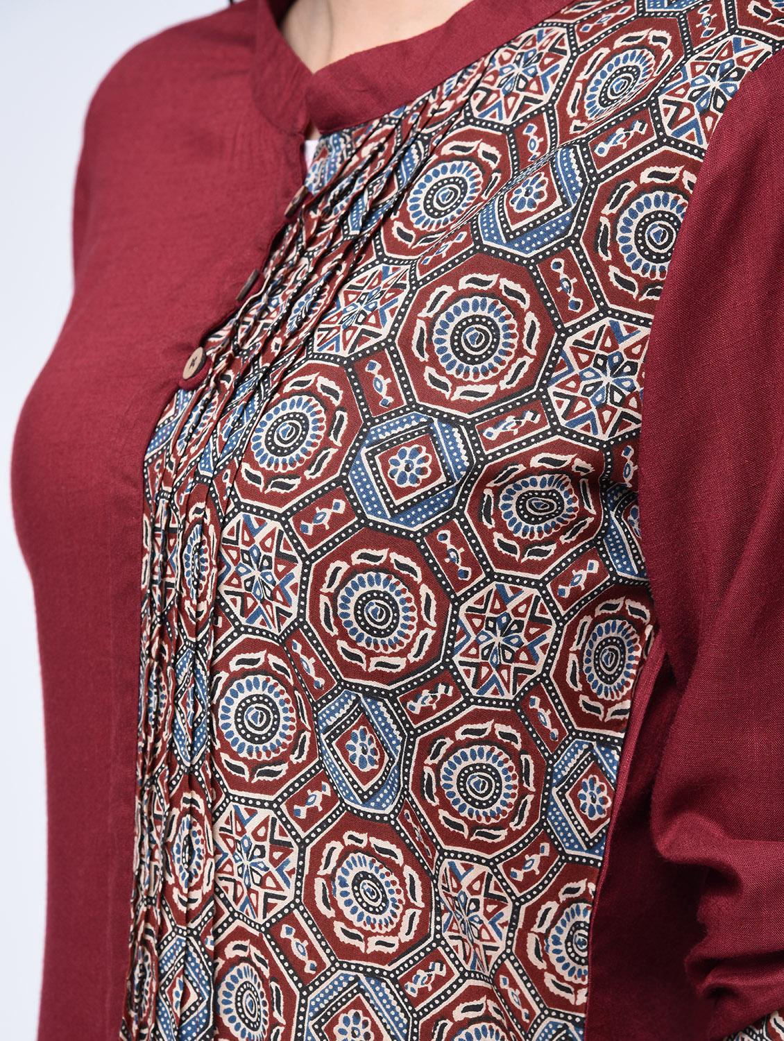 Printed straight kurta - 15507346 - Zoom Image - 5
