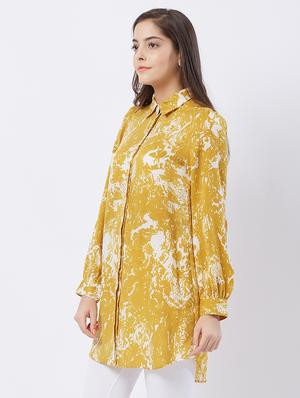 printed straight kurti - 15512013 - Standard Image - 2