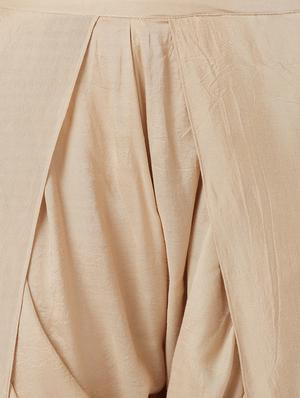 beige solid tulip pant - 15512035 - Standard Image - 5
