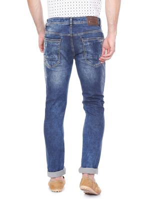 blue cotton ripped jeans - 15512364 - Standard Image - 2