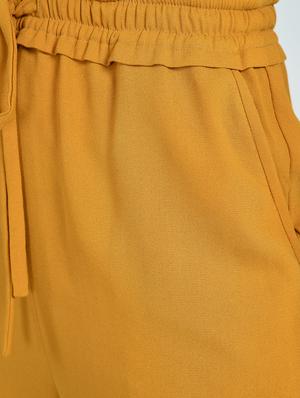 frill detail drawstring waist trouser - 15513446 - Standard Image - 5
