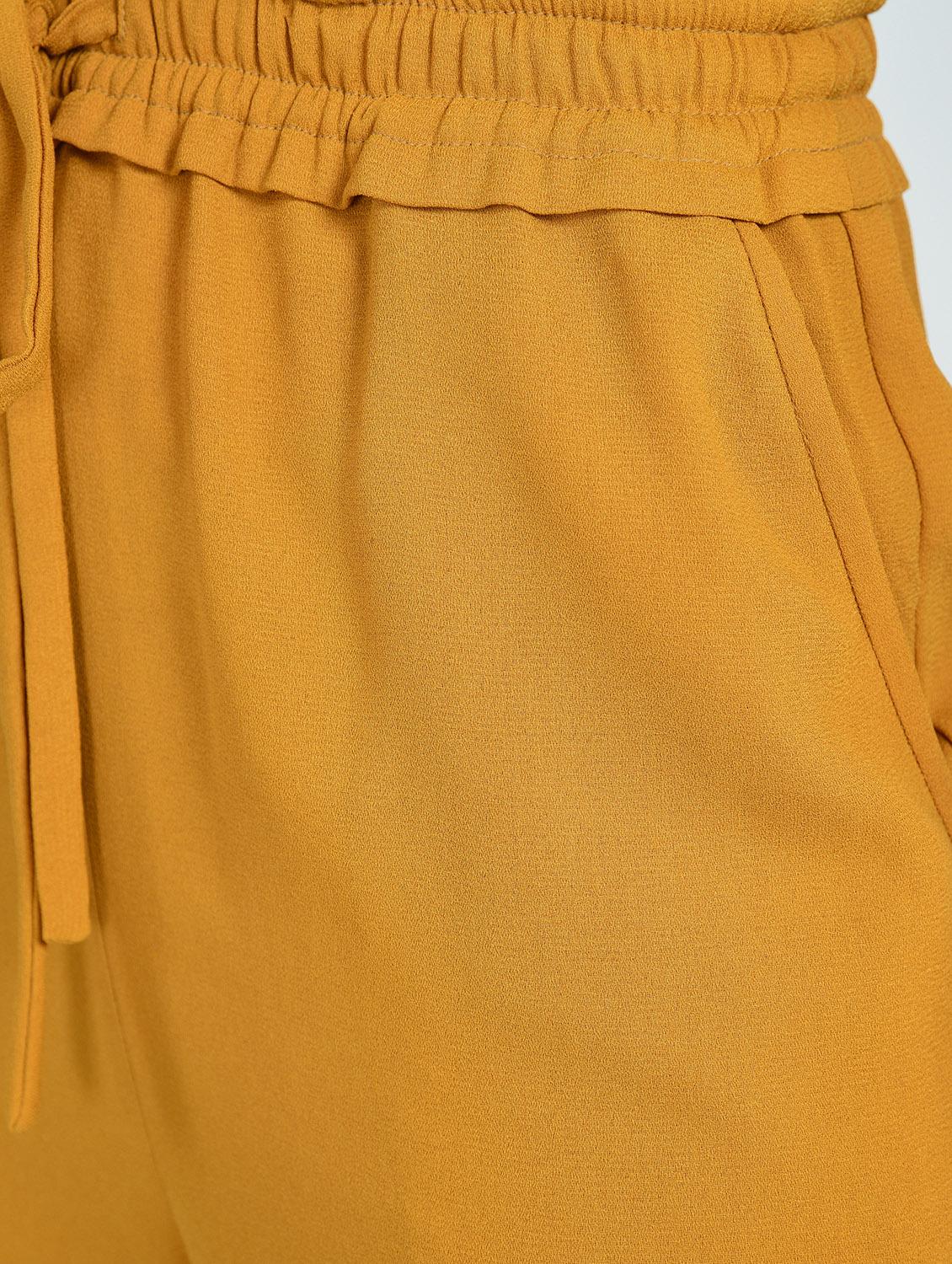 frill detail drawstring waist trouser - 15513446 - Zoom Image - 5