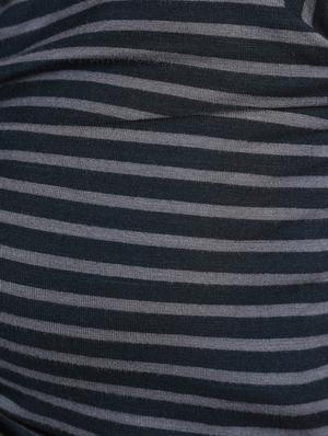 ruched detail striped crop top - 15513453 - Standard Image - 5