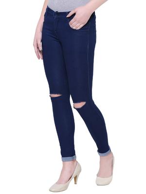 Knee slit skinny jeans - 15513745 - Standard Image - 2