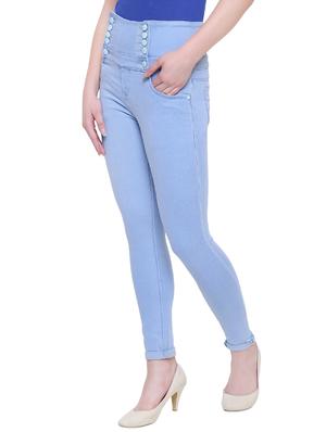 high-rise denim jeggings - 15513748 - Standard Image - 2