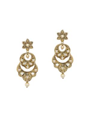 Gold Tone Stone Earrings - 15514302 - Standard Image - 2