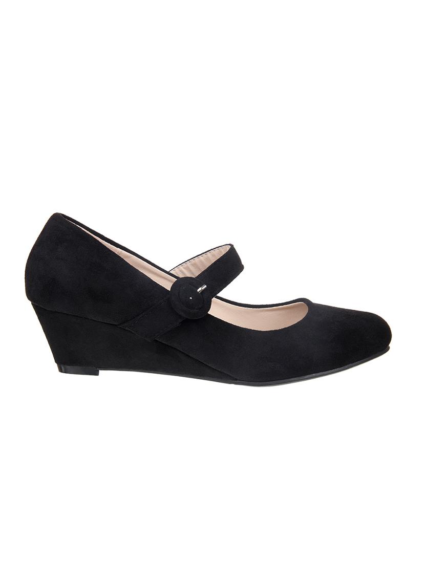 black closed back wedges - 15515061 - Zoom Image - 2