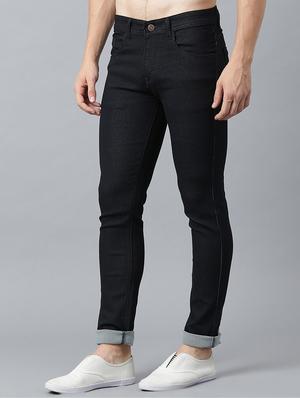 black denim plain jeans - 15515248 - Standard Image - 2