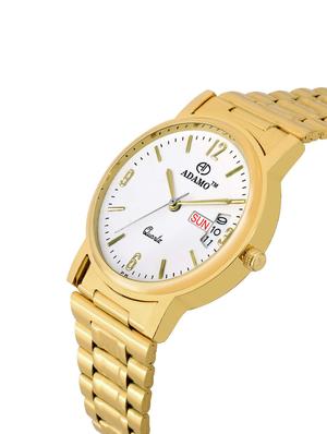 adamo round dial analog watch 1013ym01 - 15515274 - Standard Image - 2