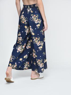 Floral printed flared palazzo - 15517321 - Standard Image - 2