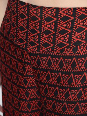 Printed flared palazzo - 15517323 - Standard Image - 5