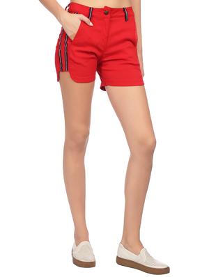 side taping solid shorts - 15517449 - Standard Image - 2