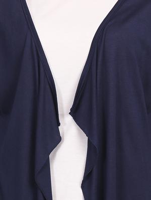 asymmetric knitted shrug - 15517455 - Standard Image - 5