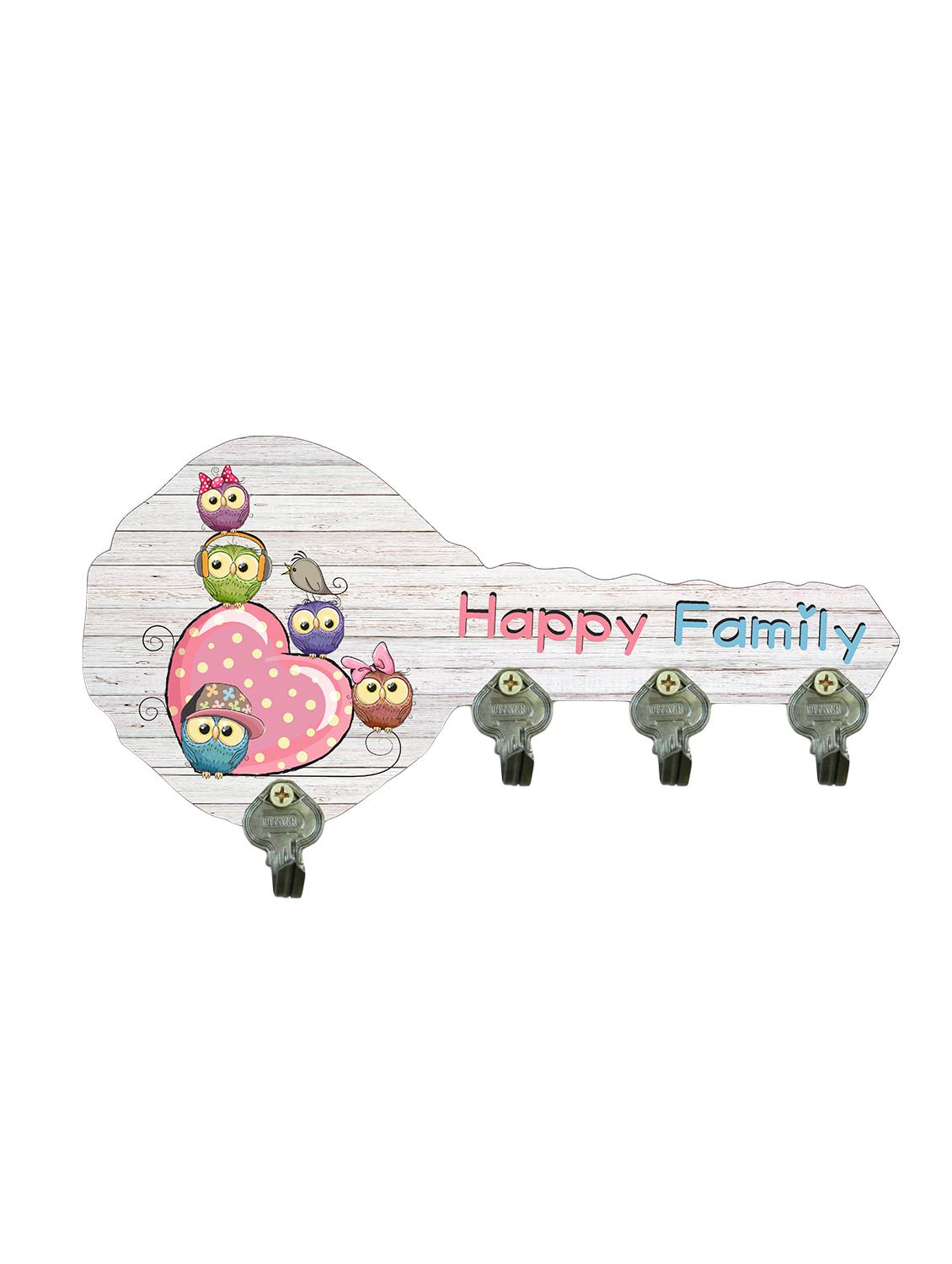 key shape digital printed wooden key holder (made in india) - 15517609 - Zoom Image - 2