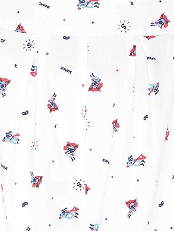 printed flared palazzo - 15518024 - Zoom Image - 5