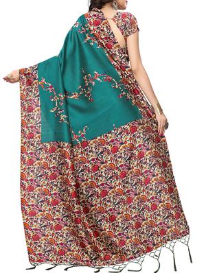 Printed mysore silk saree with blouse - 15518167 - Standard Image - 2