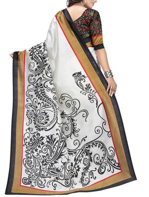 printed mysore silk saree with blouse - 15518196 - Standard Image - 2