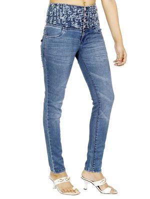 high waist slim fit jeans - 15518247 - Standard Image - 2