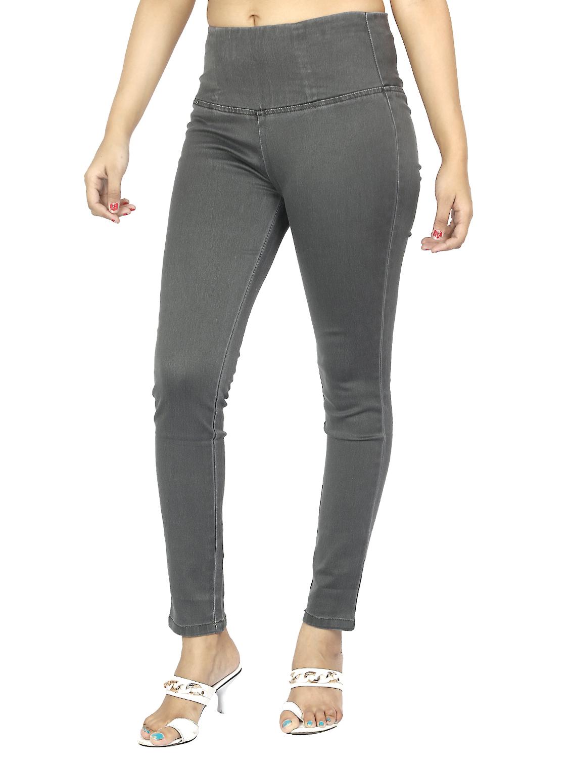 high waist solid jegging - 15518249 - Zoom Image - 2