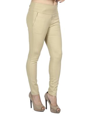 mid waist solid jegging - 15518253 - Standard Image - 2
