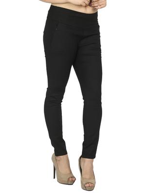 mid waist solid jegging - 15518254 - Standard Image - 2