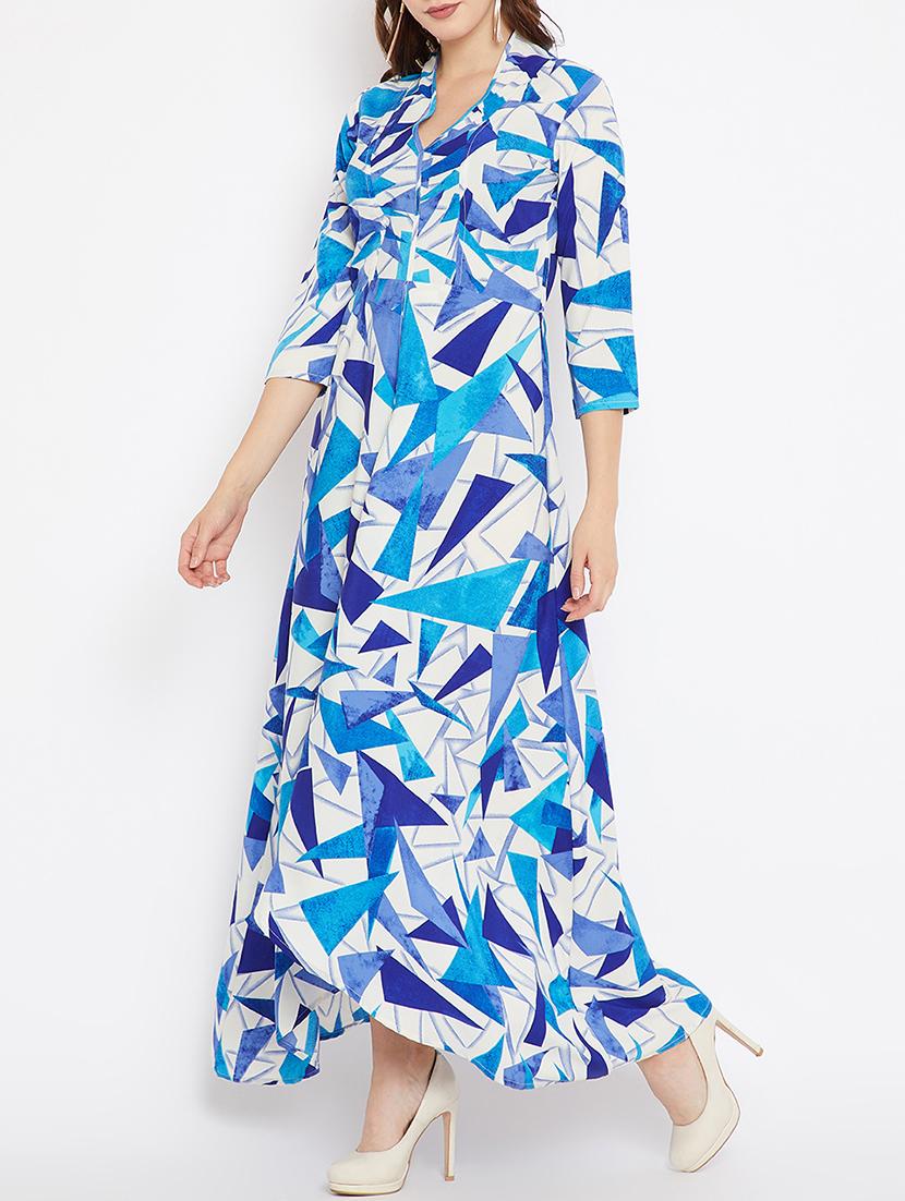 printed high low maxi dress - 15518347 - Zoom Image - 2