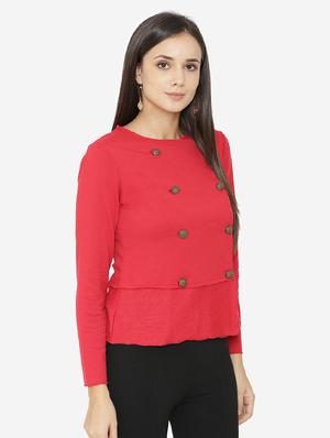 double breasted soft shell jacket - 15518670 - Standard Image - 2
