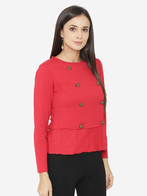 double breasted soft shell jacket - 15518670 - Zoom Image - 2