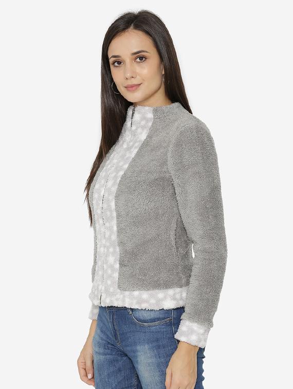 Toweling effect soft shell jacket - 15518677 - Zoom Image - 2