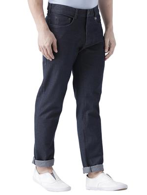 navy blue denim plain jeans - 15519401 - Standard Image - 2
