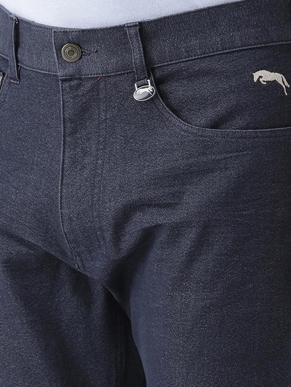 navy blue denim plain jeans - 15519401 - Zoom Image - 5