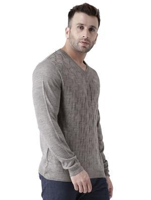 grey acrylic pullover - 15519405 - Standard Image - 2